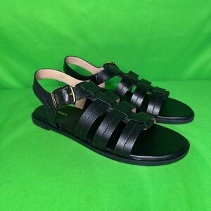 Cole Haan Black Strappy Sandals